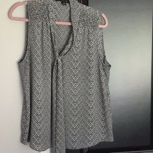 Cynthia Steffee print with self tie blouse